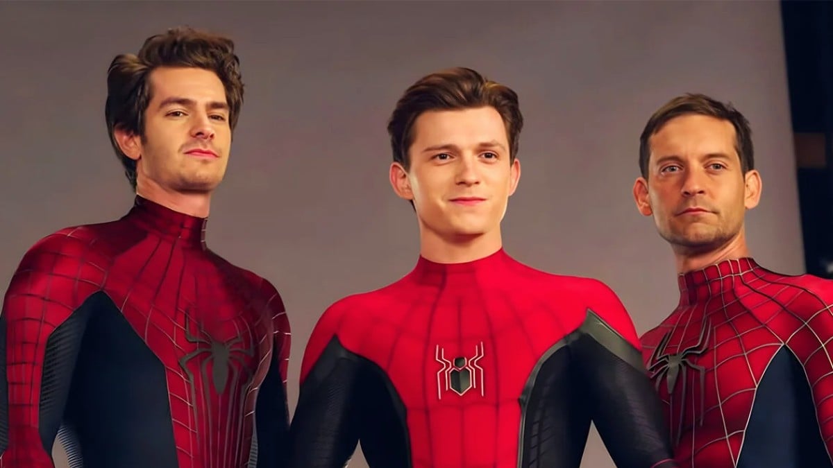 Andrew Garfield Alludes To Spider-Man Return Talks Andrew-Garfield-Tom-Holland-Tobey-Maguire-Spiderman-No-Way-Home