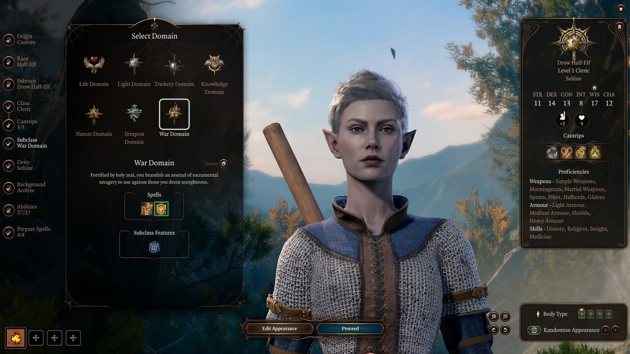 Which Cleric Domain and Deity Should You Choose in Baldur's Gate 3? Baldurs-Gate-War-Domain-CLeric