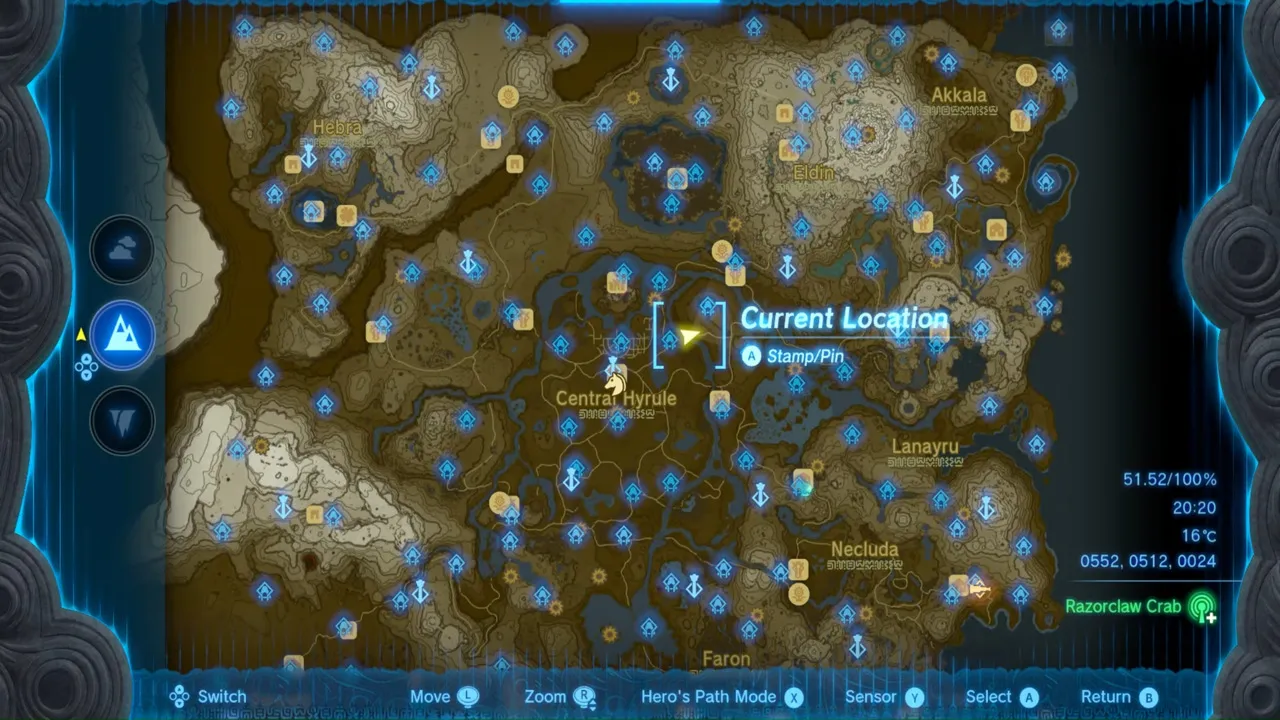 Best Amber Farming Locations in Zelda Tears of the Kingdom (TOTK) Battle-Talus-Location-2