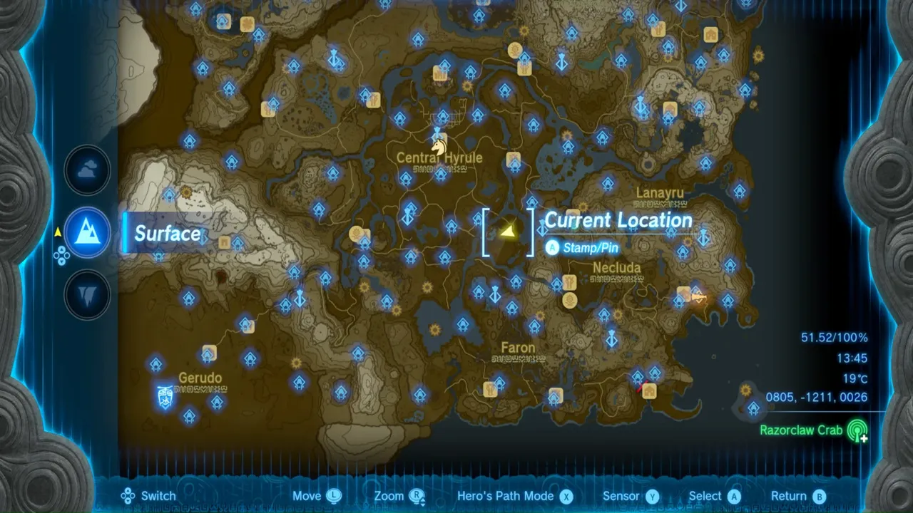 Best Amber Farming Locations in Zelda Tears of the Kingdom (TOTK) Battle-Talus-Location-5