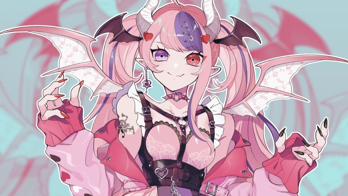 VTuber IronMouse At Risk Of Losing YouTube Channel Due To Copyright Issues Collage-style-image-featuring-official-art-of-Ironmouse-from-the-VShojo-website