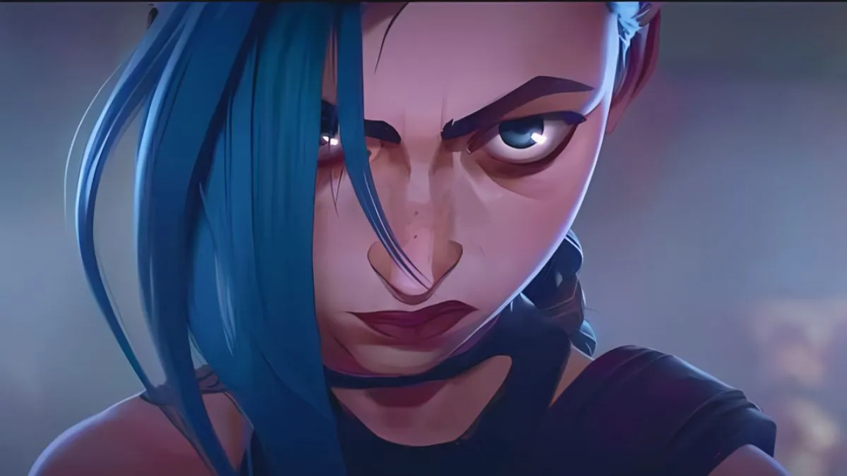 This League of Legends: Arcane Fan Theory Has Major Implications For Season 2 Jinx-from-League-of-Legends-Arcane-making-a-serious-face