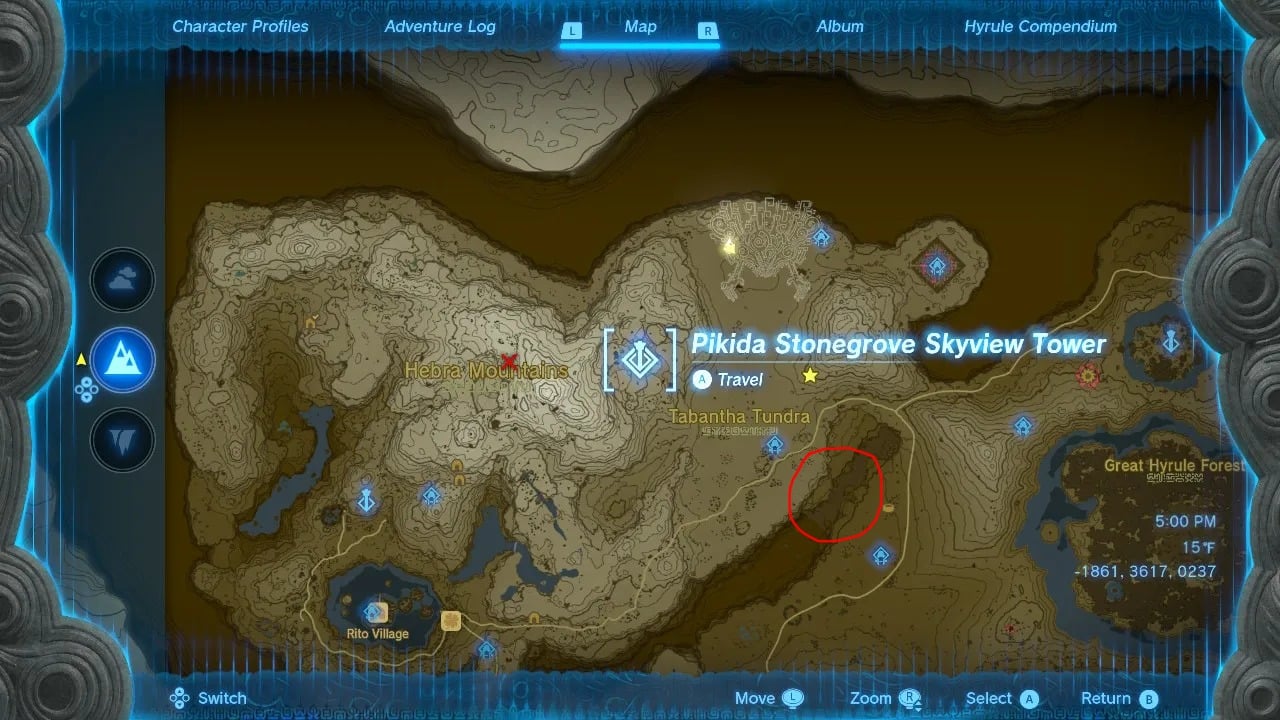 All Koltin Locations in Zelda Tears of the Kingdom (TOTK) Merchant-Location-Tabantha-Tundra
