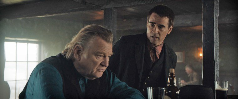 Brendan Gleeson and Colin Farrell in "The Banshees of Inisherin."