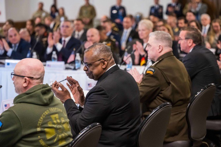 Image: Ukraine Defense Contact Group Meets At Ramstein Air Base